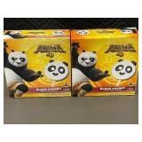 D - Set of 2 Kung Fu Panda 4 Black Cherry Flavored Frozen Confections - 6 Bars Each