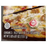 B - Bellatoria Ultra Thin Crust Sausage Italia Pizza, 3 Pack