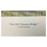 14 1/2" x 26" UnFramed Frank Mittlstadt Prints Including "The Old Clarence - Bridge" (COA) 1995 Publishers Proof 7/10 "Tranquility" Lion & The Lamb 18 3/4" x 23" Overall Paper Size