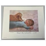 Misc. Unframed Child Prints Including Signed ZOLAN Limited Edition Prints 11 3/4" x 16" Largest Print Size