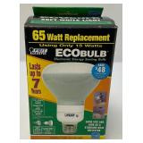 Case Of 6 Feit Electric Compact Fluorescent Bulbs Standard Base 65 Watt using only 15 Watts (NIB)