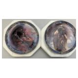 Misc. Vintage Bradford Exchange (Lee Bogle) Native American Themed 8" Collectors Plates (NIB) Open Packing