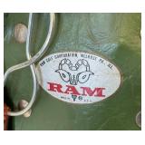 Vintage Ram Golf Clubs With Green Vinyl Bag (VERY COOL)