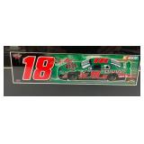 Misc. NASCAR Collectible Items Including Bobby Labonte 3D Poster Framed Behind Glass, Rusty Wallace Miller Light Miniature Cardboard Cutout & Dale Earnhardt Life Size Cardboard Cutout