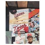 Large Lot of Twins Memorabilia Vintage Postcards Magazines and More