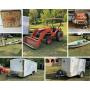 Kubota Tractor, Trailers, Tools, Household