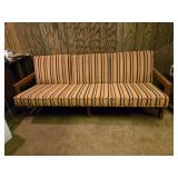 Orange Stripped sofa $150.00