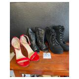 stilettos boots shoe lot size 8/9