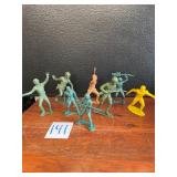 VTG plastic army men lot