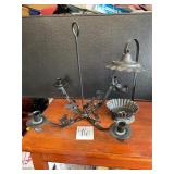 farm decor candle holder chandelier  candle holder