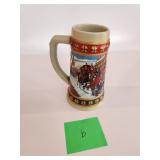 Budweiser Clydesdale winter beer mug