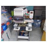 **LIKE NEW GARMENT EMBROIDERY & THERMAL TRANSFER EQUIPMENT & SUPPLIES