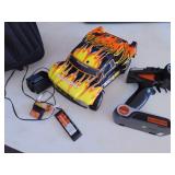 RC Car, Controller, Bag, and Batteries-Works