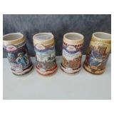 Four Miller NOS Beer Mugs