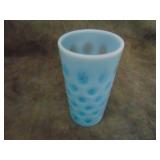 Fenton Opalescemt Coin Dot Juice Drinking Glass