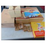 Empty Steiff Bear Boxes and Bag