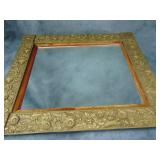 Antique Framed Mirror. Frame has Gold Leaf and