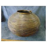 Large Wicker type vase