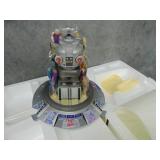 Lost in Space Robot B-9 Figure and Dome, NIB, VTG