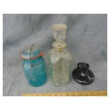 Old Canning Jar, Bottle and Vase