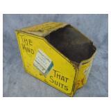 Antique Tin Sweet Cuba Cigar Store Display