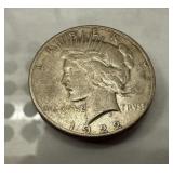 1922-S Peace Liberty Silver Dollar