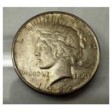 1922 Peace Liberty Silver Dollar