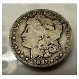 1887-O Morgan Silver Dollar