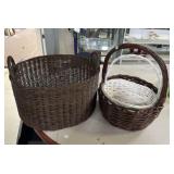 Three Decorative Woven Baskets