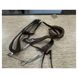 Group of Horse Shoes, Bridle, and Bit