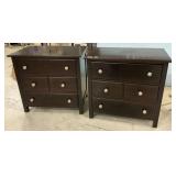 Pair of Modern Cherry Nightstand