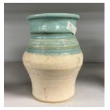 Signed Pottery Glazed Vase