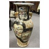 Satsuma Style Large Baluster Vase