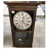 HBG Reproduction Mahogany Wall Clock