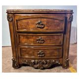 Ashley Furniture Italian Marble Top Nightstand