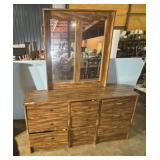 Pressed Wood Triple Dresser