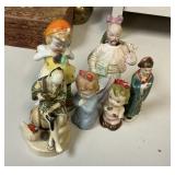 Group of Ceramic Assorted Figurines