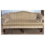 20th Century Traditional Camel Back Sofa