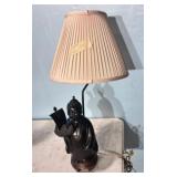 Fredrick Cooper Metal Asian Figure Lamp