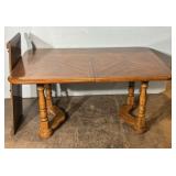 Late 2Oth Century Oak Finish Dining Table