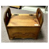 Heart Pine Storage Box