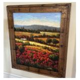 SAM Signed Country Side Landscape Painting