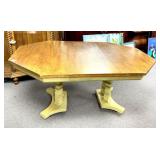 Mid Century Double Pedestal Dining Table