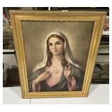 18"h., 14"w. Immaculate Heart of Mary Print