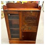 52"h., 36"w. Arts and Crafts Secretary Bookcase