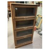 Modern One Piece Barrister Bookcase