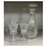 Gorham Crystal Stems and Edwardian Crystal Decante