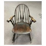 VTG Mahogany Windsor Rocker