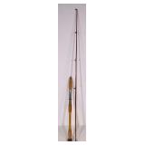 Vintage Montague fly rod, 2 part, bamboo, 63"L