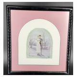 P Buckley Moss Signed Numbered Framed Wedding Eve